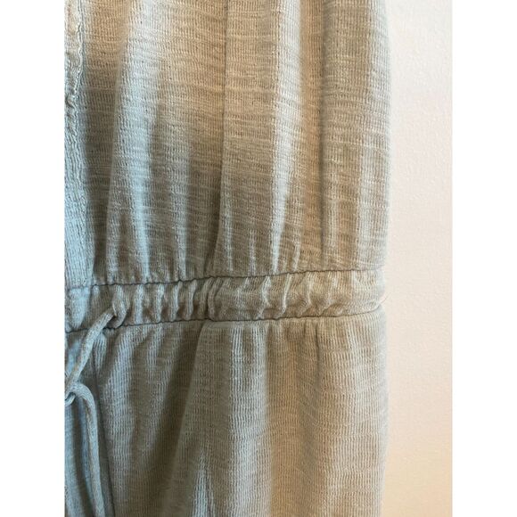 Free People Fp Beach Sea Glass Green Sleeveless Jumpsuit Bicoastal Romper M - Picture 5 of 6